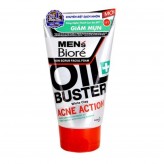 Sữa rửa mặt giảm mụn nhờn Men's Biore Oil Buster White Clay Acne Action 100g